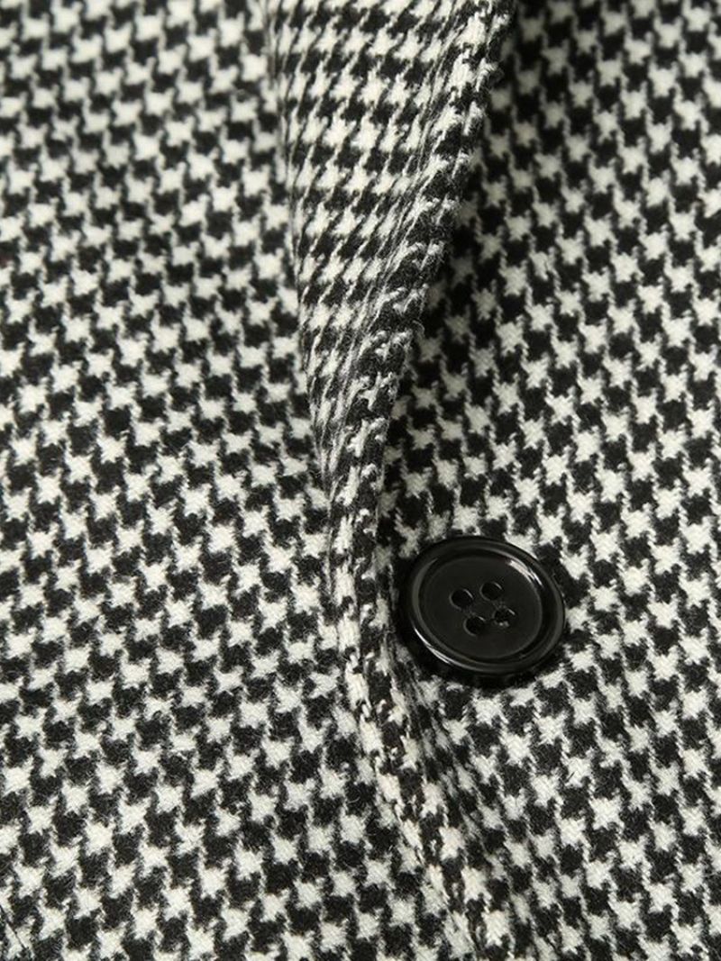 Keskipitkä Rintakoira Houndstooth European Slim Turkki