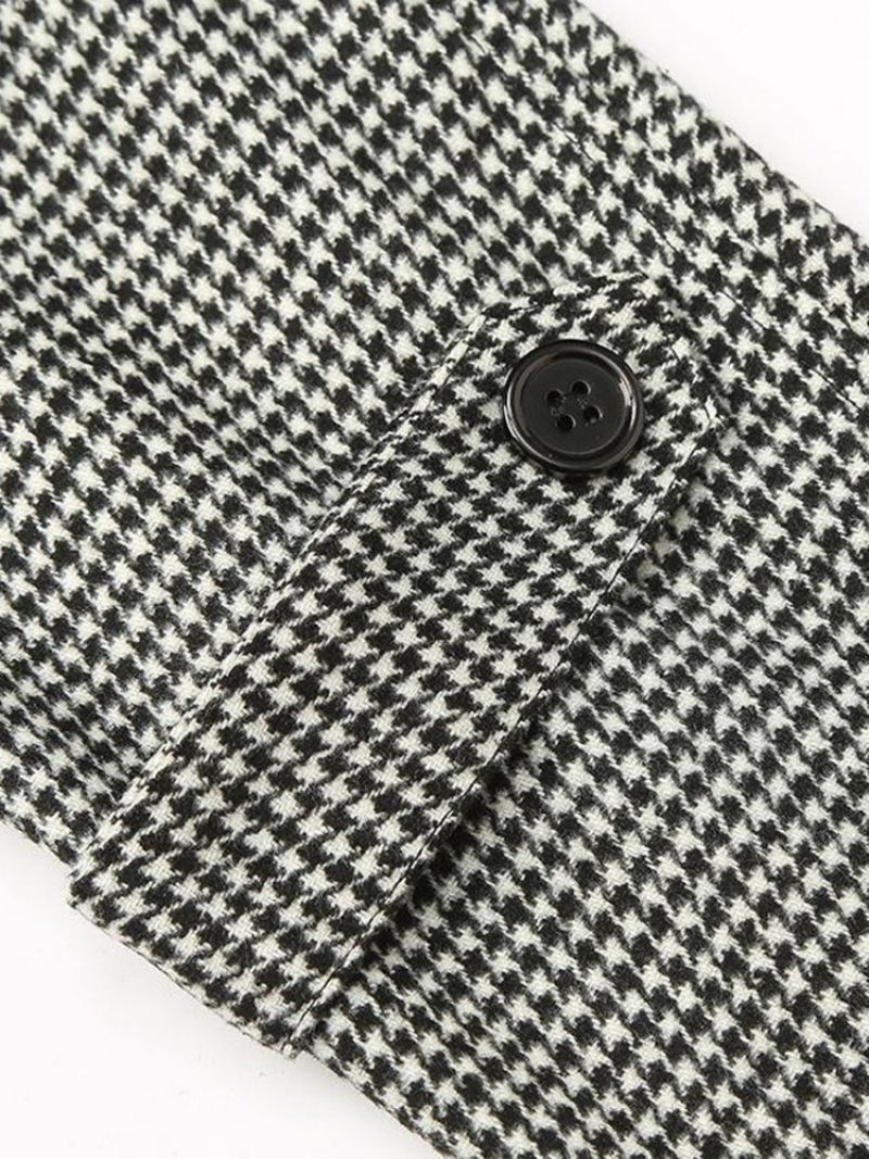 Keskipitkä Rintakoira Houndstooth European Slim Turkki