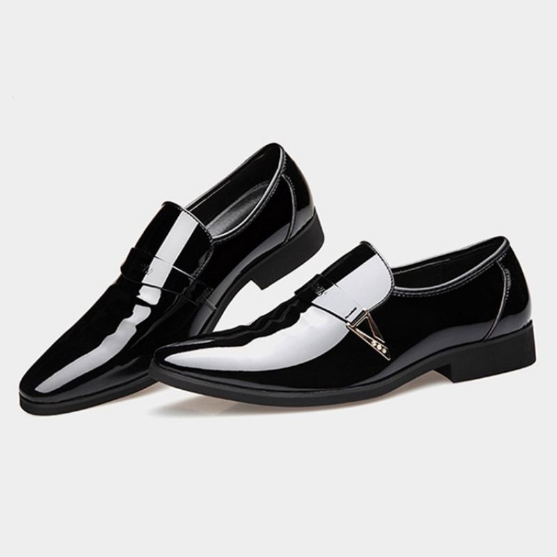 Pu Sequin Slip-On Miesten Oxford-Kengät