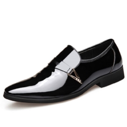 Pu Sequin Slip-On Miesten Oxford-Kengät