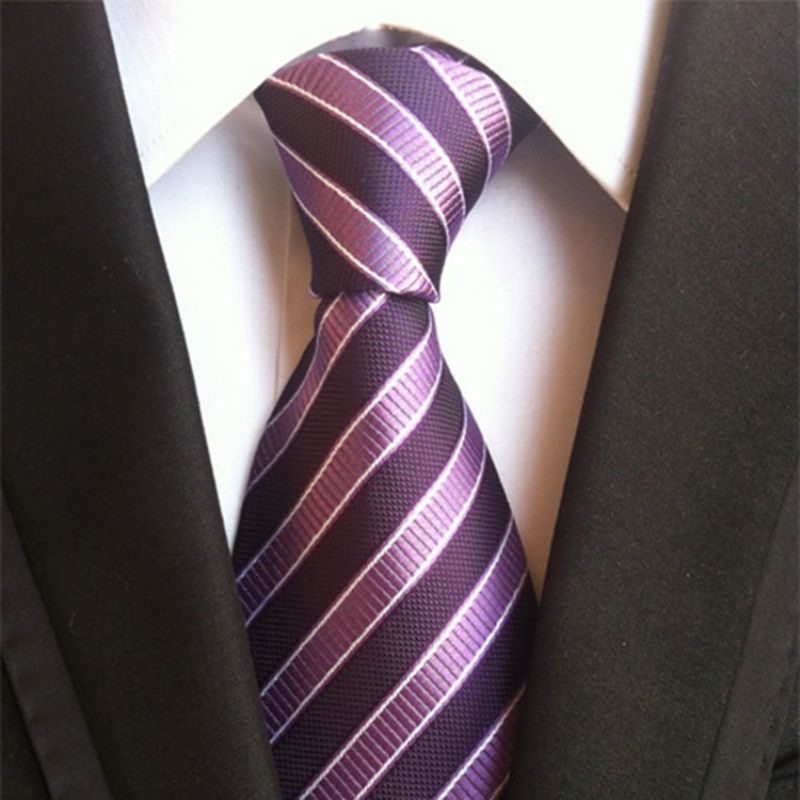 Yritykset Stripe Paisley Tie For Man