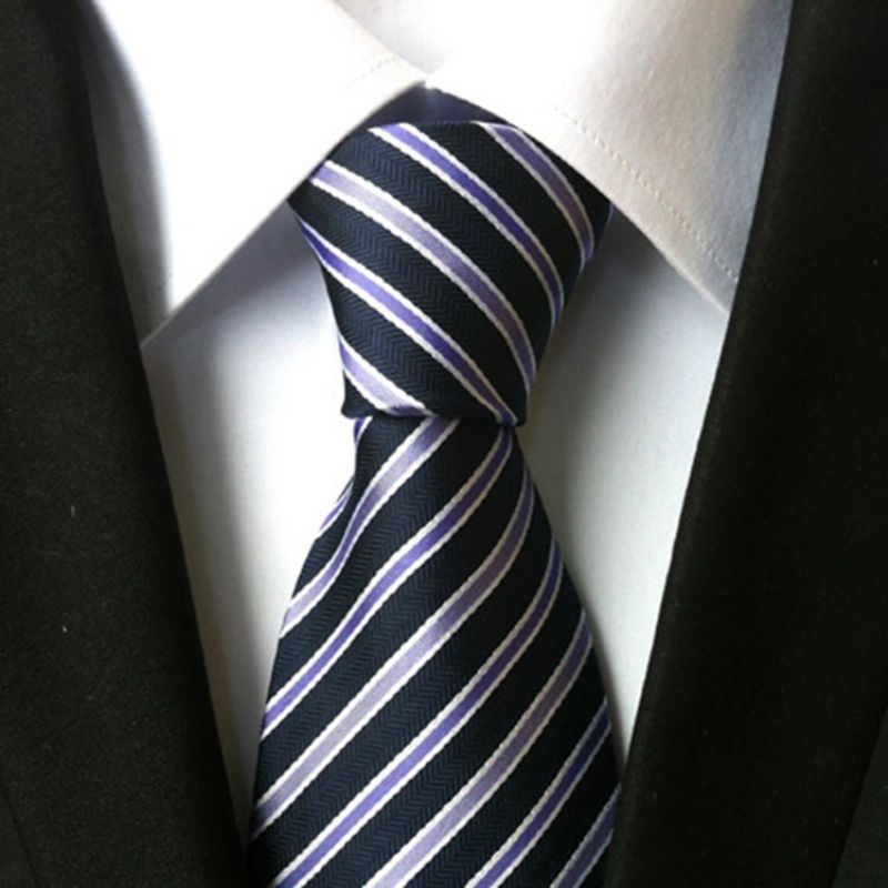 Yritykset Stripe Paisley Tie For Man