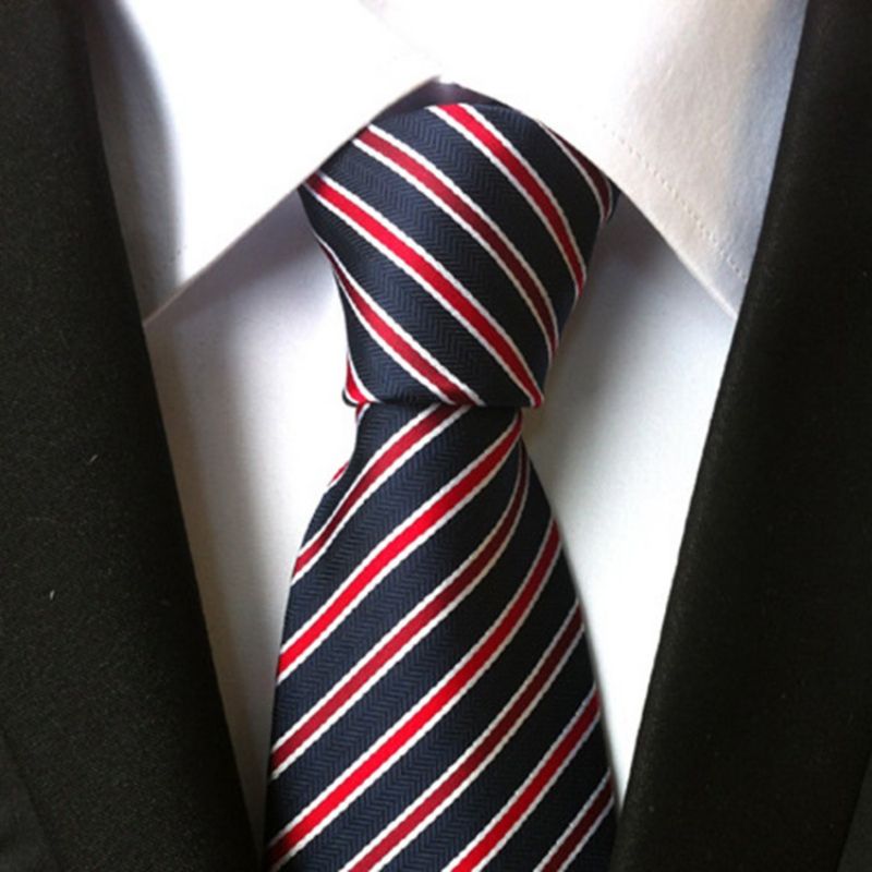 Yritykset Stripe Paisley Tie For Man