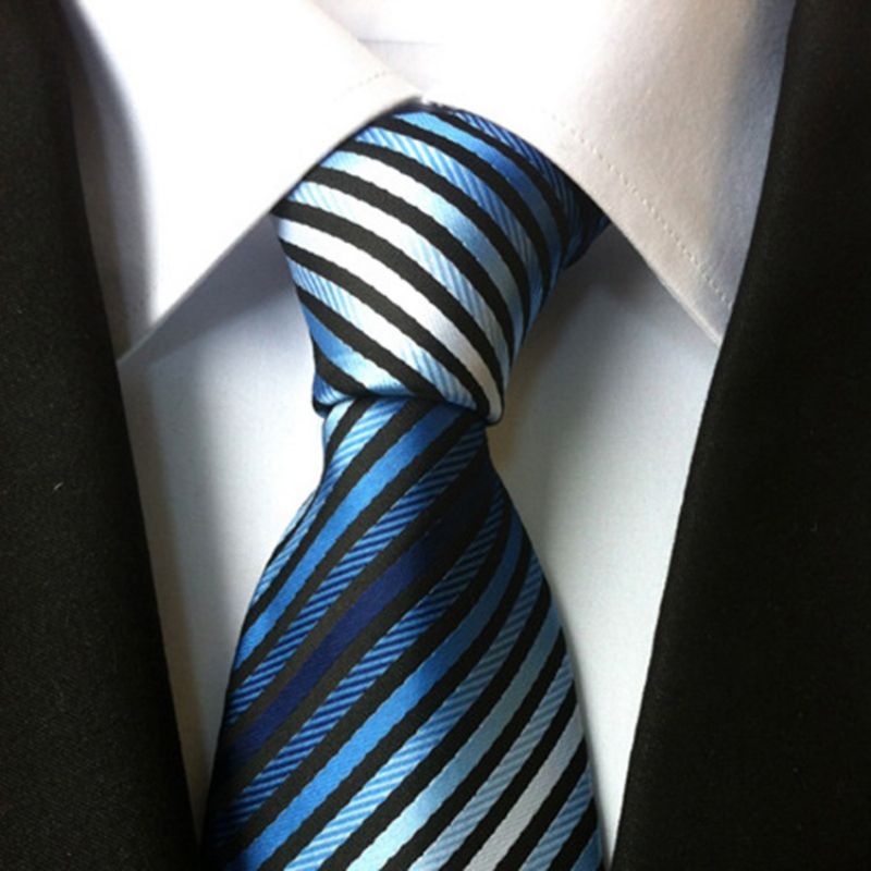 Yritykset Stripe Paisley Tie For Man