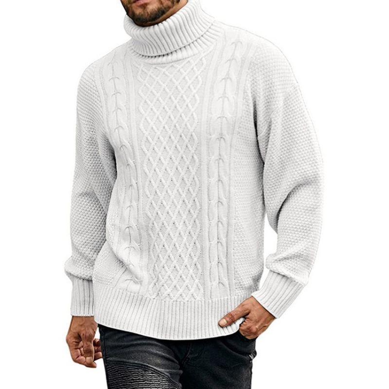 Turtleneck Plain Standard Casual Talvipaita