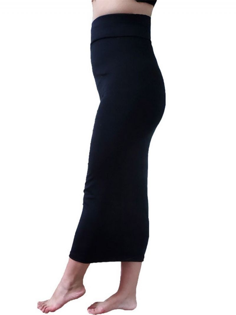 Mid-Calf Bodycon Tavallinen Seksikäs Hame