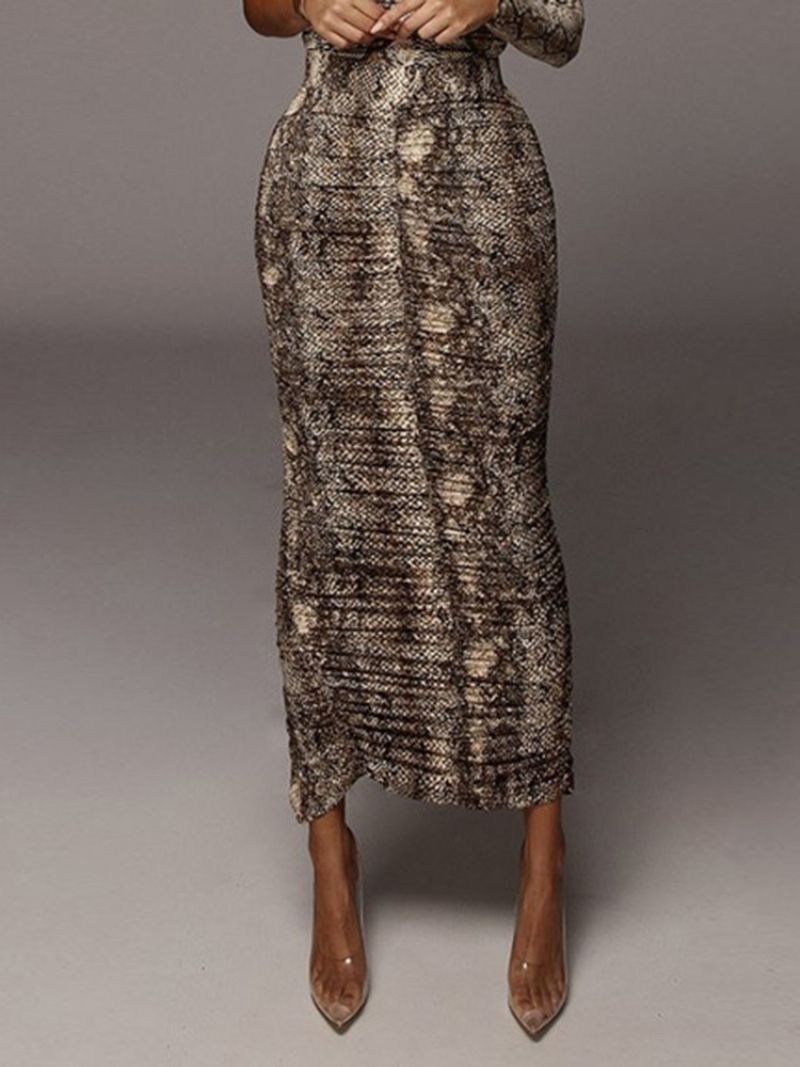 Split Serpentine Bodycon Western Hame