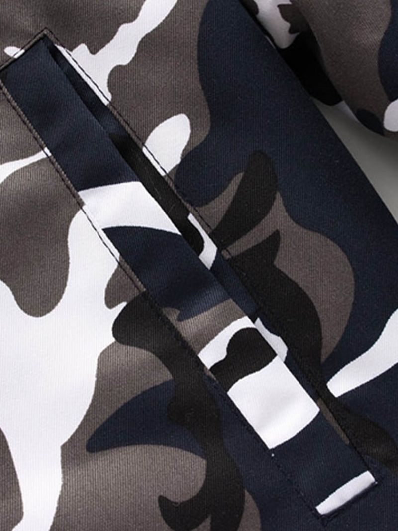 Zip Camouflage Thicken Lämmin Miesten Talvitakki