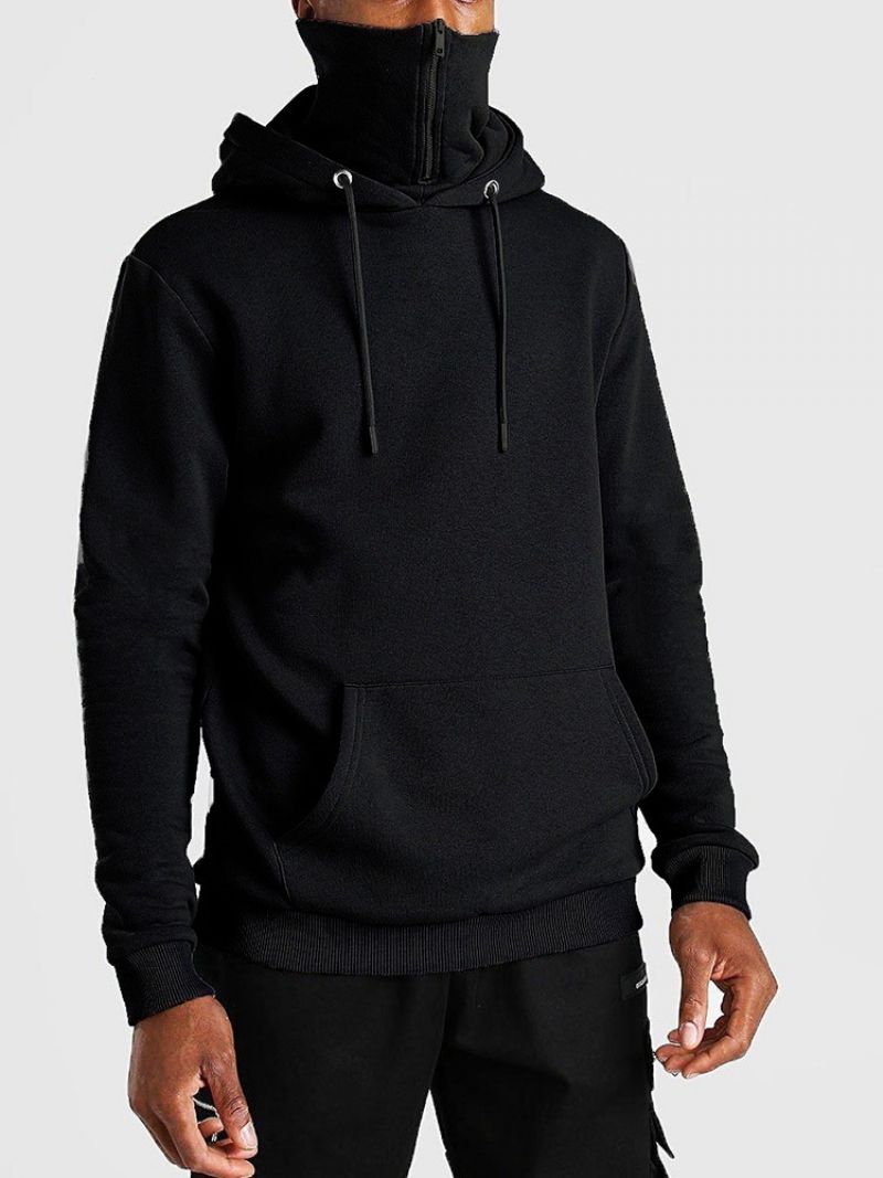 Plain Pullover Fleece Slim Eurooppalaiset Hupparit