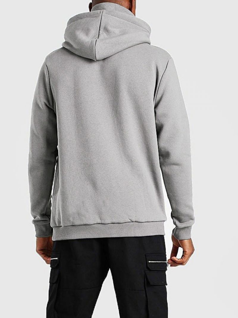 Plain Pullover Fleece Slim Eurooppalaiset Hupparit