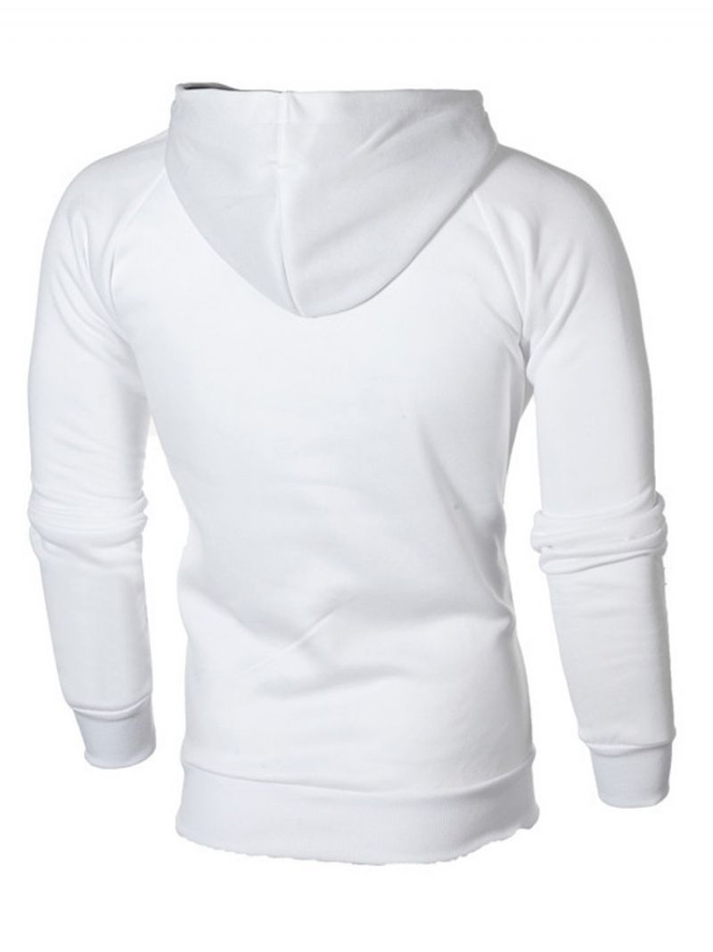 Vetoketjullinen Cardigan Plain Slim Hupulliset Hupparit