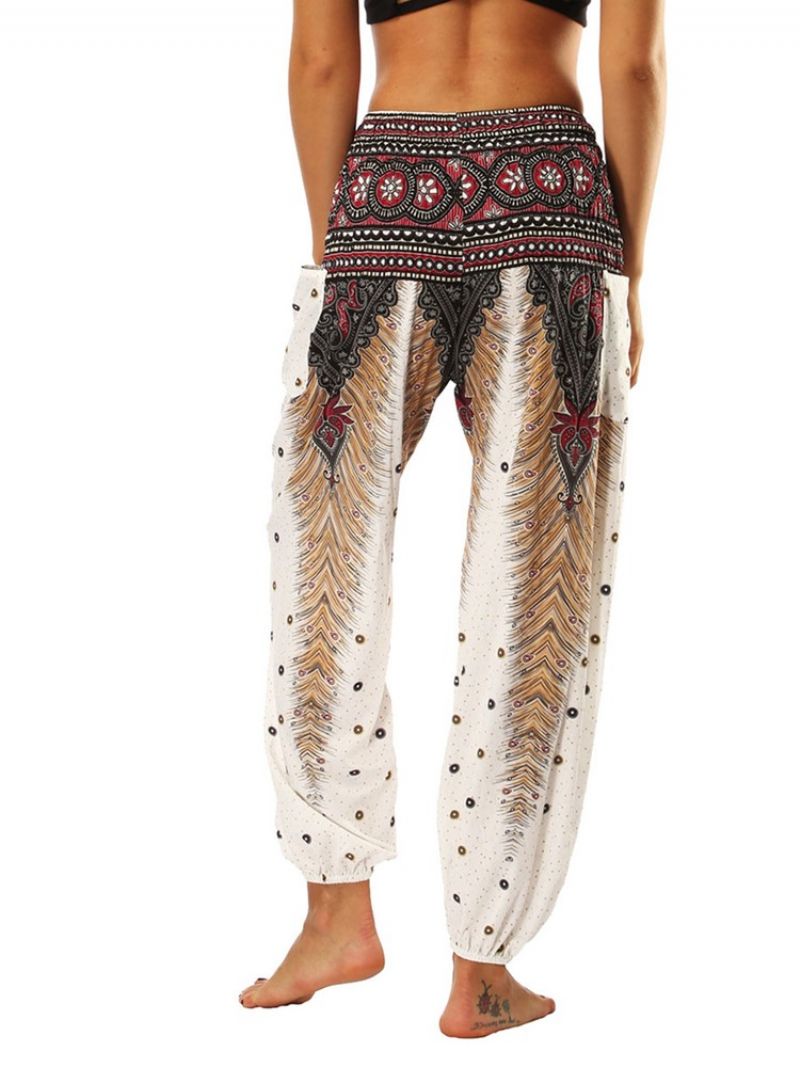 Boho Print Geometric Summer Yoga Harem Pants