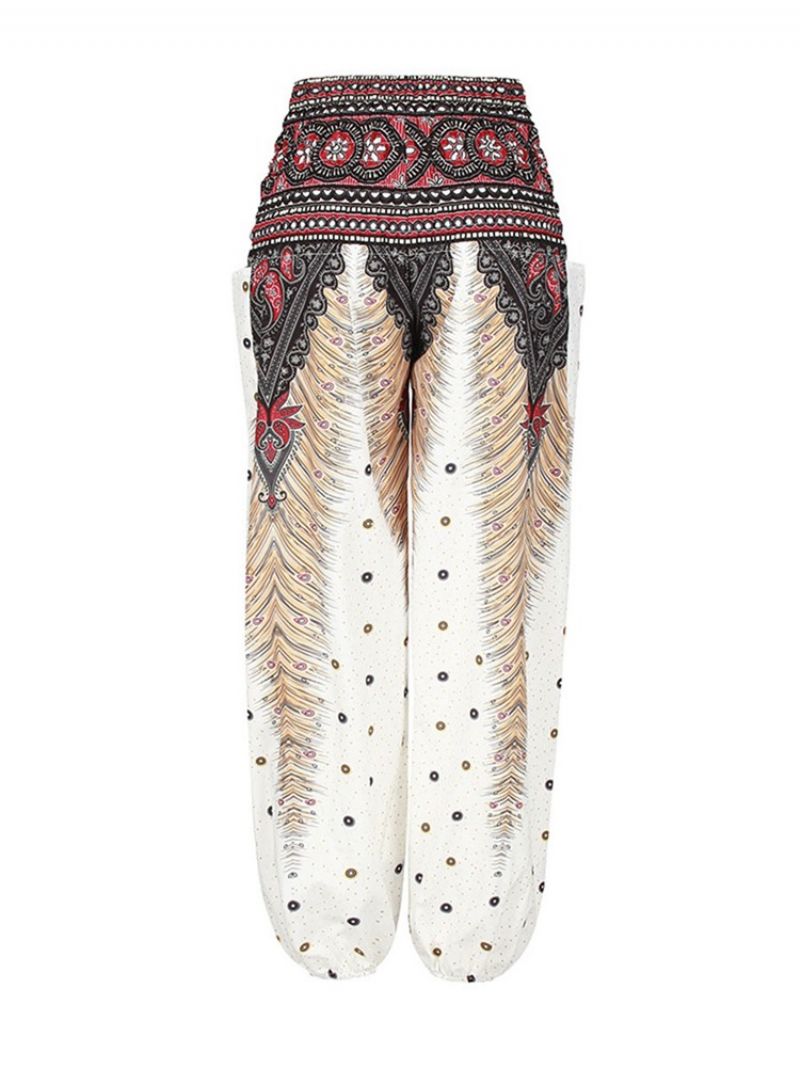 Boho Print Geometric Summer Yoga Harem Pants