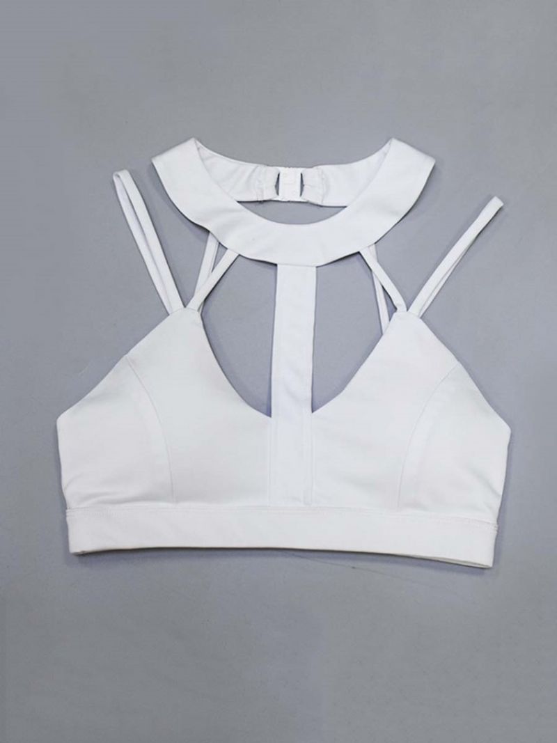 Halter Plain Absorbent None Free Wire Sports Bras