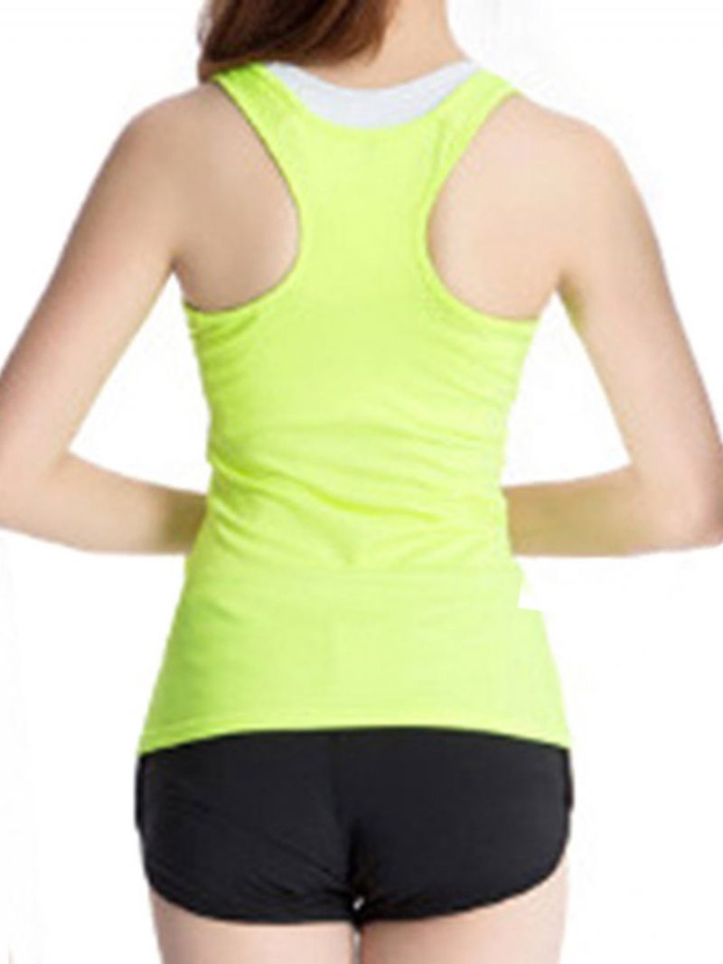 Kiinteät Quick Dry Anti-Sweat Vest Pullover Sport Topit