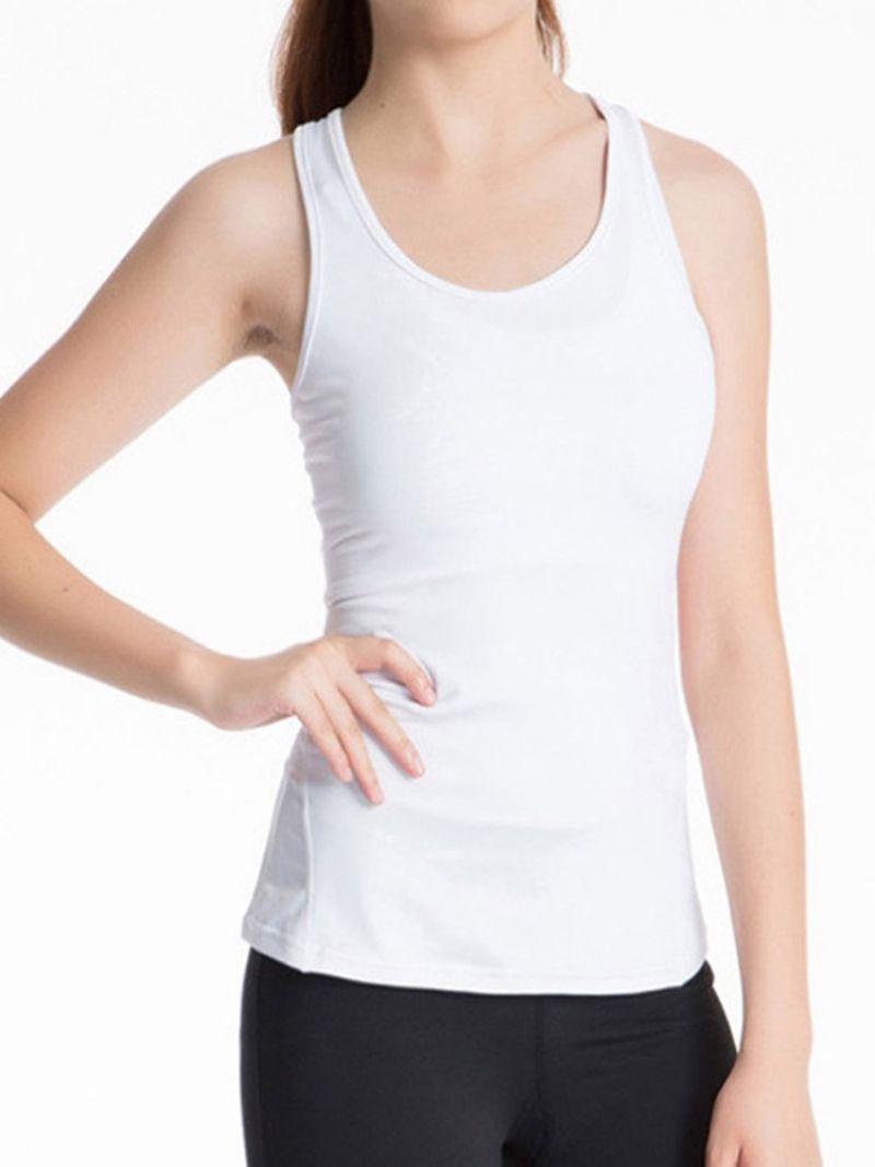 Kiinteät Quick Dry Anti-Sweat Vest Pullover Sport Topit