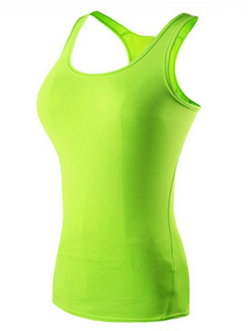 Kiinteät Quick Dry Anti-Sweat Vest Pullover Sport Topit