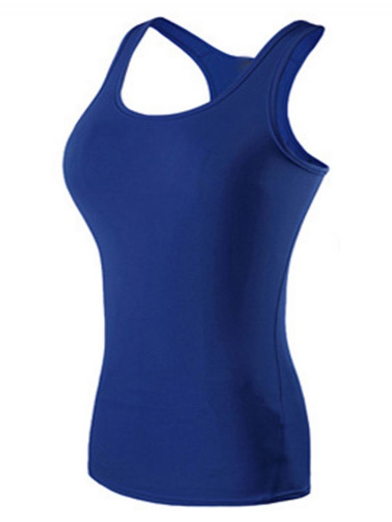 Kiinteät Quick Dry Anti-Sweat Vest Pullover Sport Topit