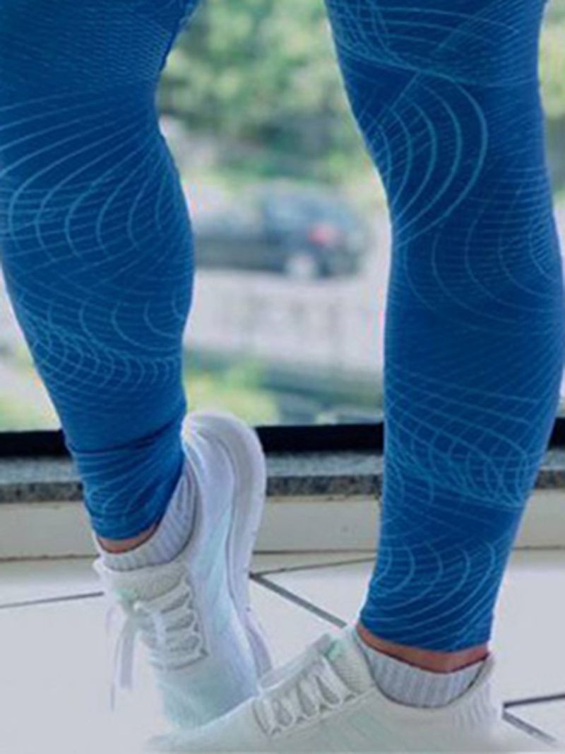 Naisten Print Korkea Vyötärö Täyspitkä Fitness Jooga Leggingsit Korkea Vyötärö Tiktok Leggingsit