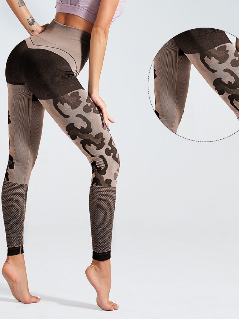 Nylon Running Spring Yoga Housut Korkea Vyötärö Tiktok Leggingsit