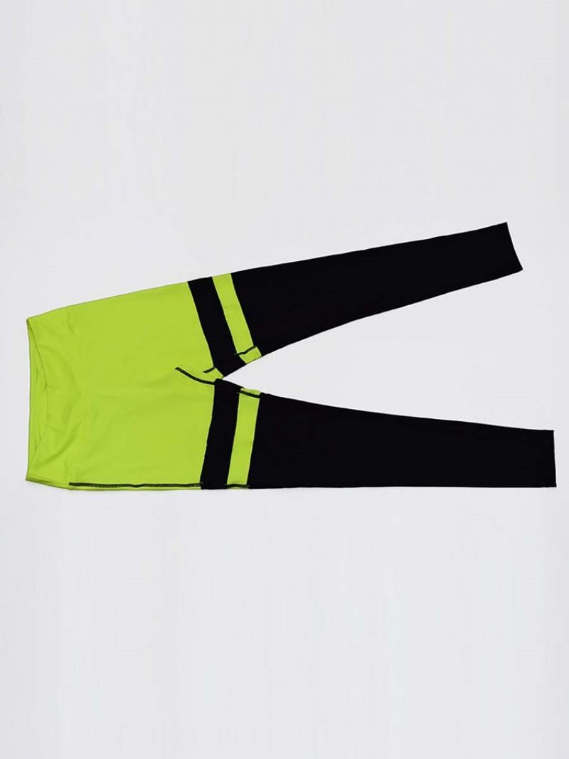 Patchwork Color Block Anti-Sweat Jooga Hihattomat Urheilusetit