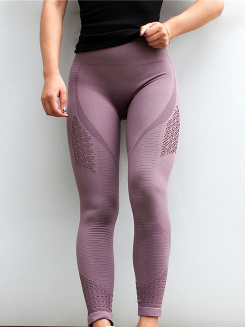 Quick Dry Nylon Solid Tennis Täyspitkät Leggingsit Jooga Korkeavyötäröiset Tiktok Leggingsit