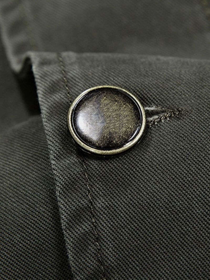 Pocket Plain Lapel Casual Syksytakki