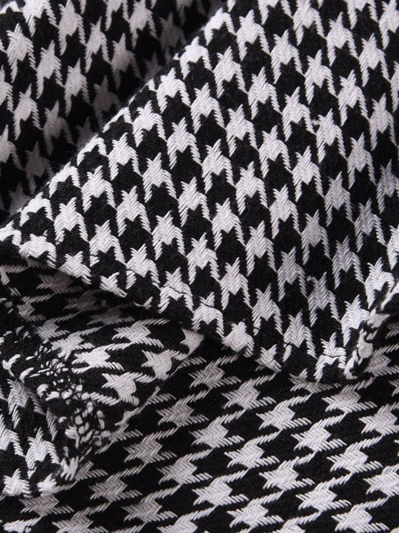 Western Houndstooth Fall Cape