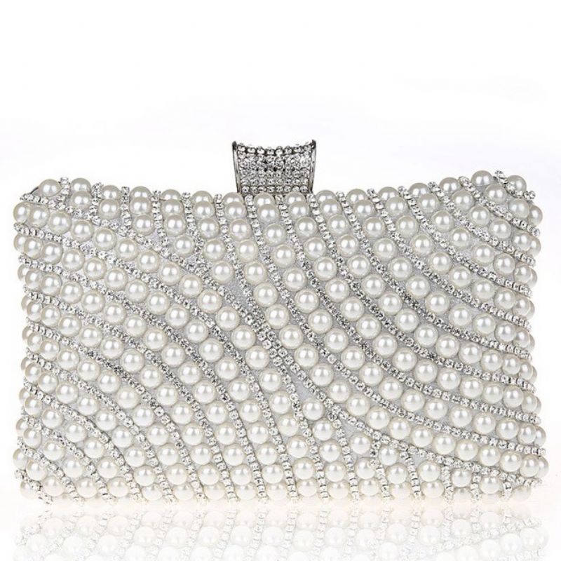 Graceful Beaded Clutch