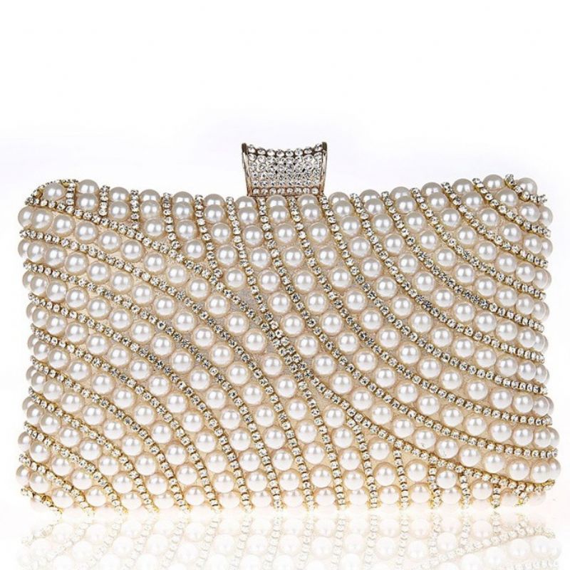 Graceful Beaded Clutch