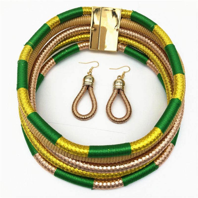 Color Block Hoop Korusetit