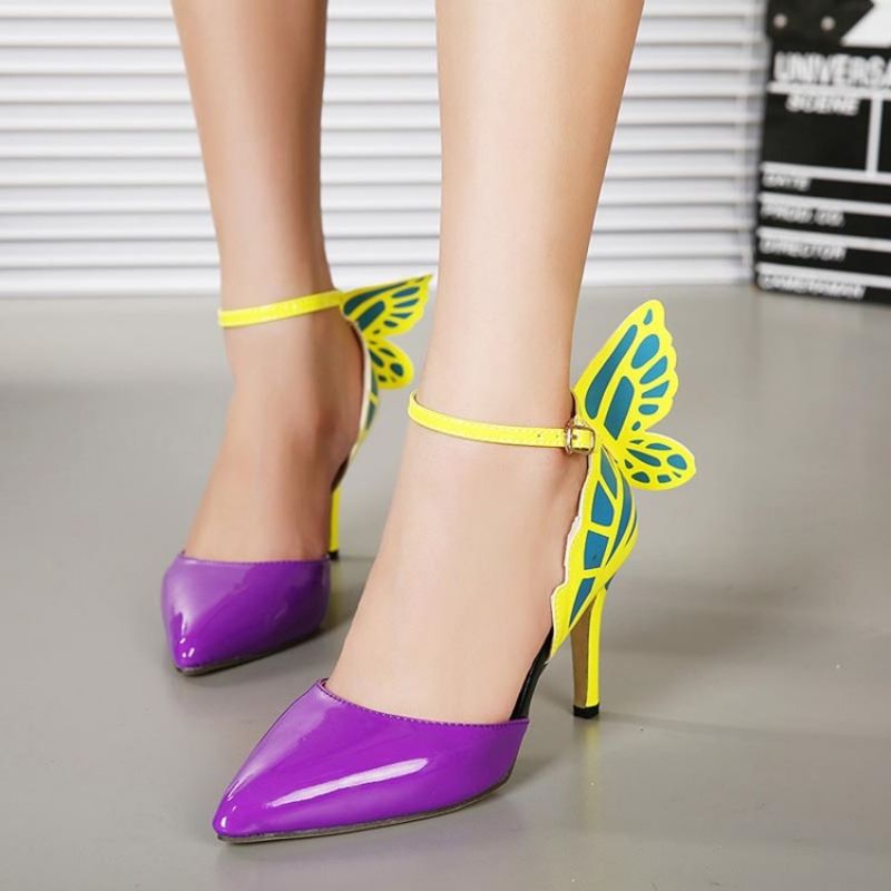 Applikaatiot Color Block Stiletto Heel Pumps