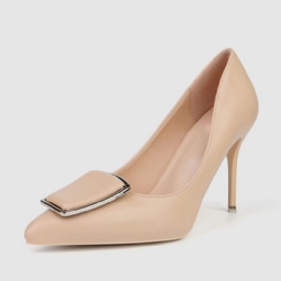 Tavalliset Teräväkärkiset Stiletto Heel Slip-On Pumput