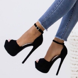 Platform Peep Toe Stiletto Heel Naisten Sandaalit