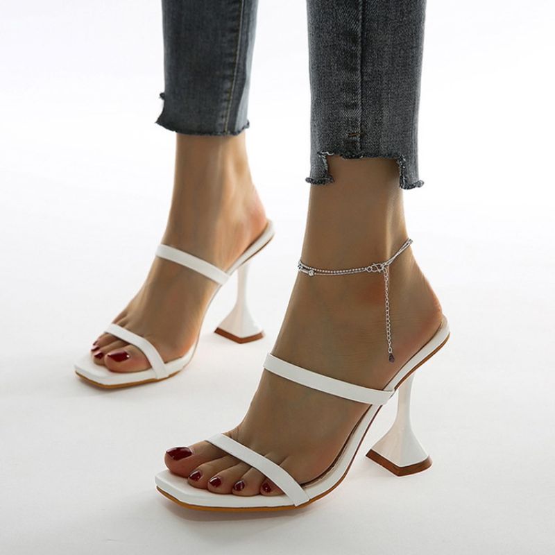 Spool Heel Slip-On Toe Ring Western Tossut