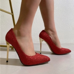 Sttiletto Heel Slip-Pointed Toe Ultra-High Hee Ohuet Kengät