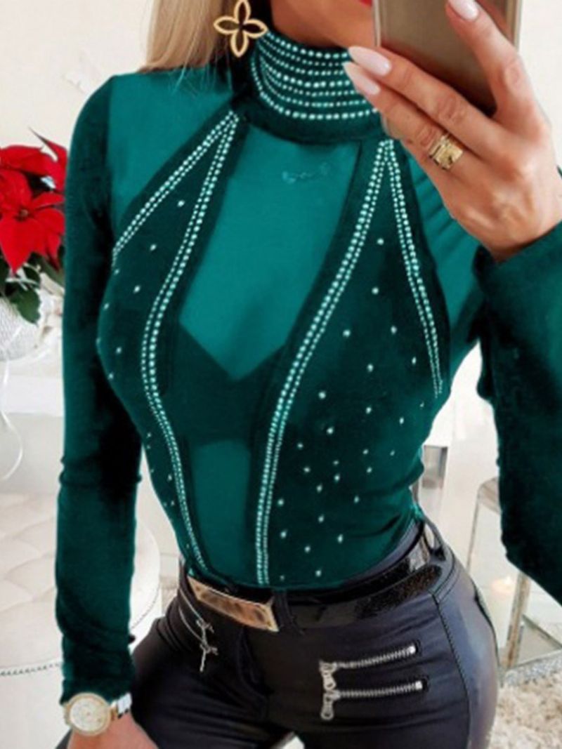 Diamond Turtleneck Standard Pitkähihainen Pusero