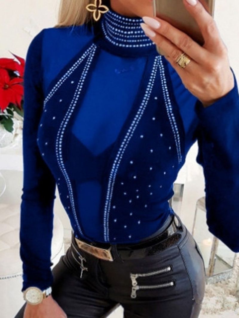 Diamond Turtleneck Standard Pitkähihainen Pusero