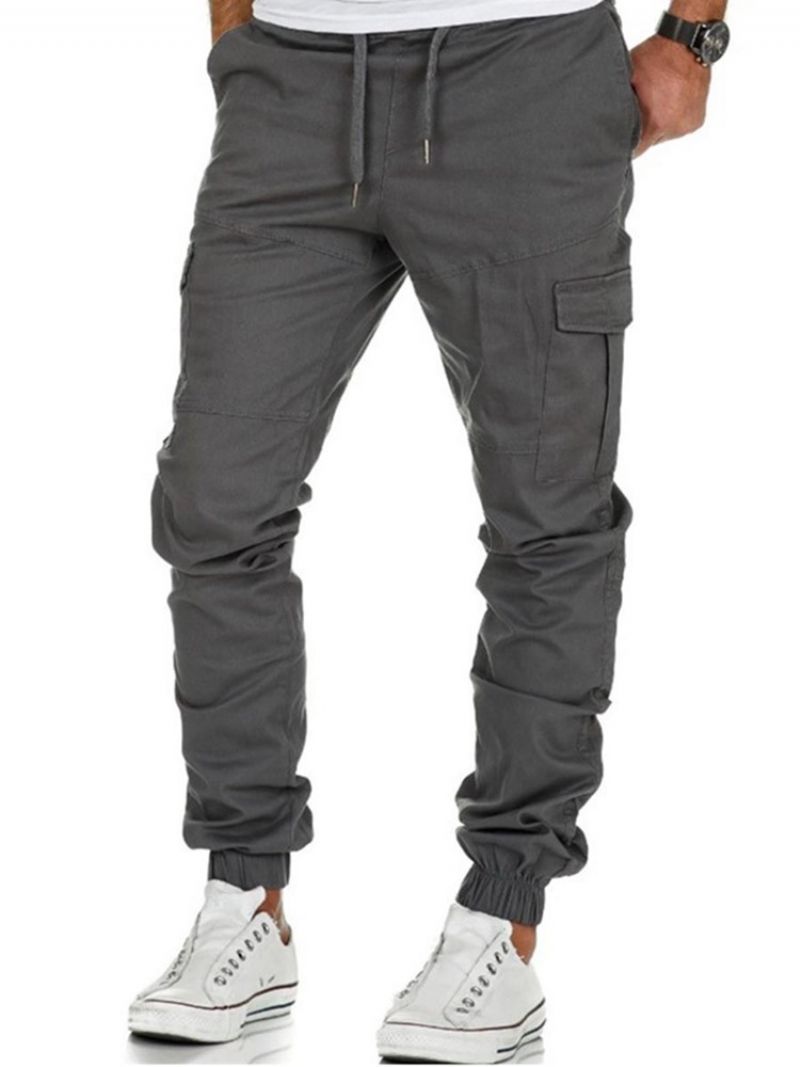 Cargo Pants Housut Miesten Vapaa-Ajan Housut