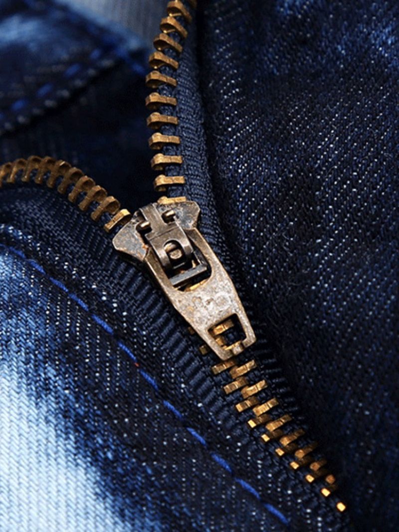 Denim Unique Patched Suorat Vapaat Housut