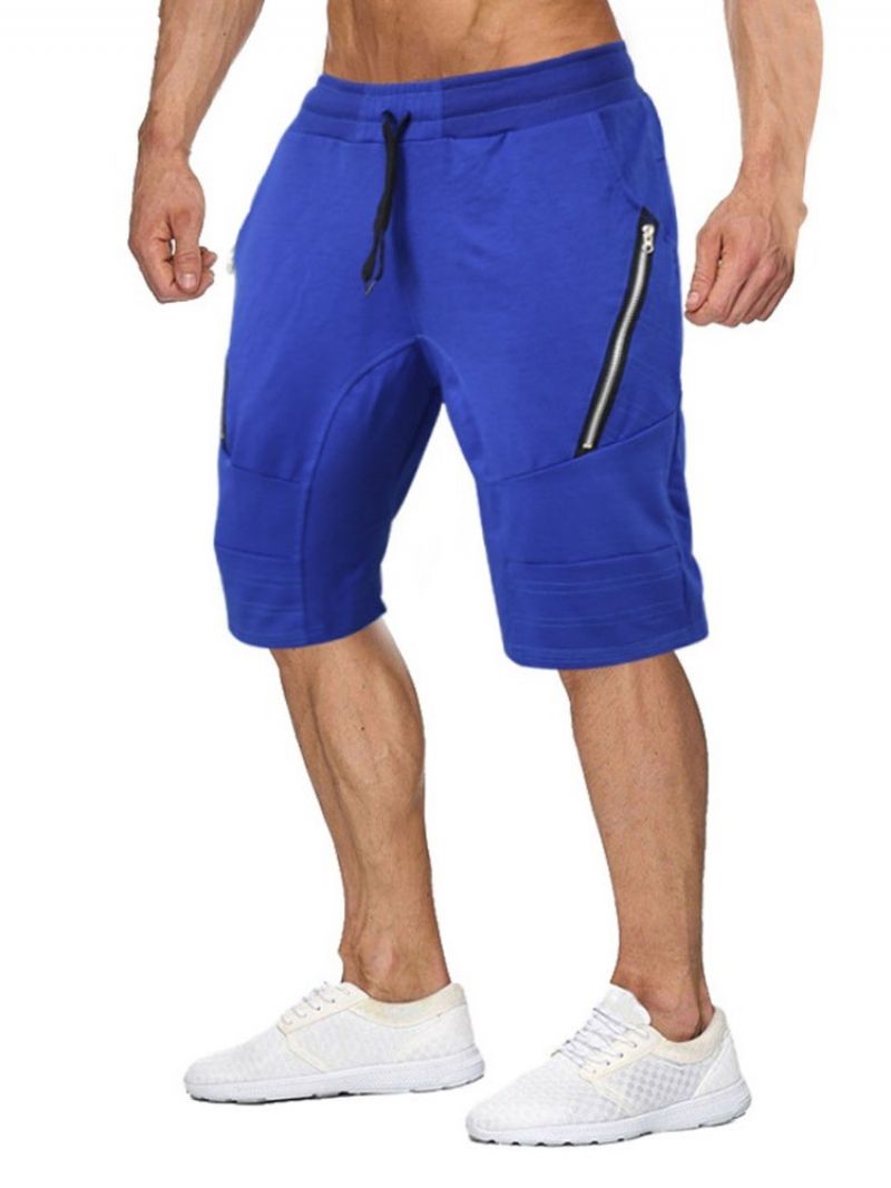 Vetoketjulliset Plain Sports Summer Casual Housut