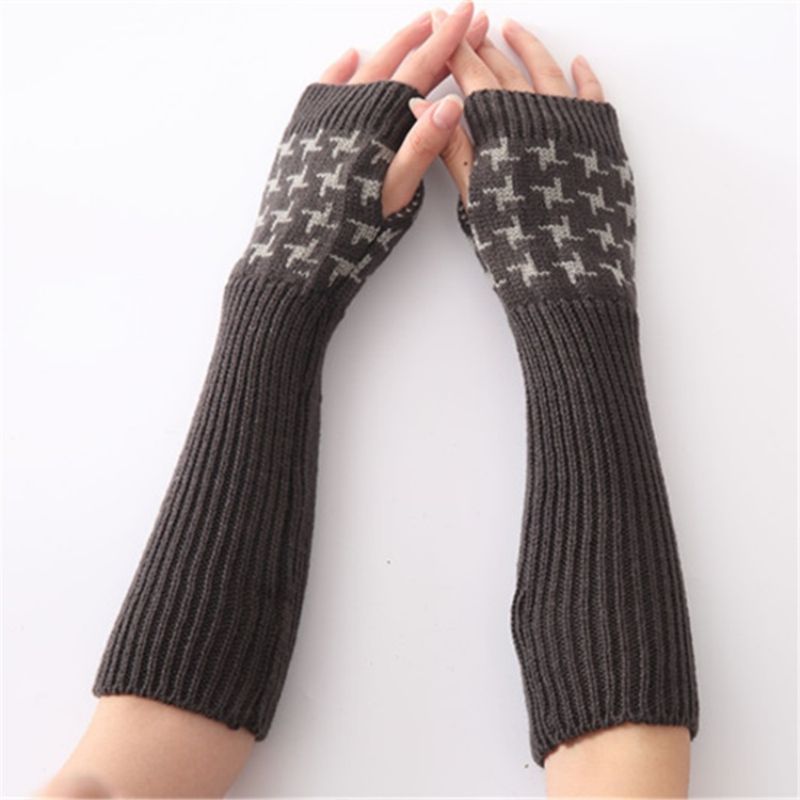 Houndstooth Casual Fall Gloves