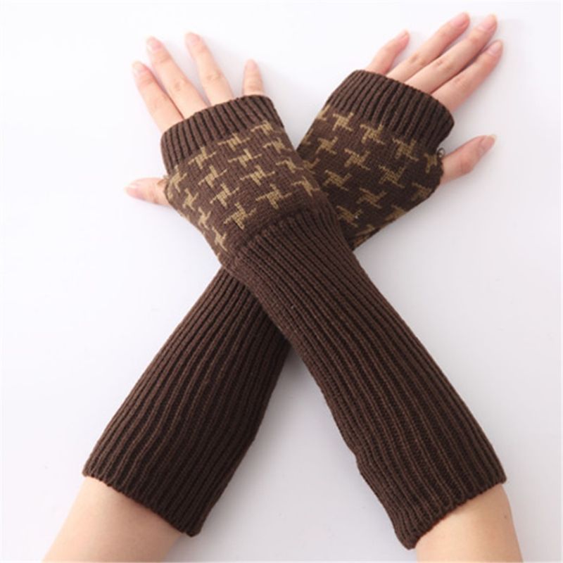 Houndstooth Casual Fall Gloves