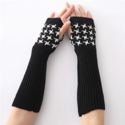 Houndstooth Casual Fall Gloves