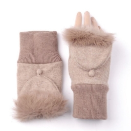 Winter Keep Warm Flip Lady Gloves