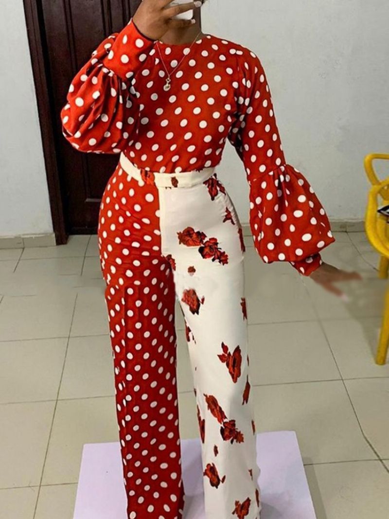 Tulosta Muoti Floral Slim Straight Jumpsuit