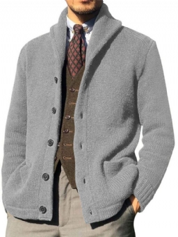 Lapel Standard Pocket Winter Straight Villapaita