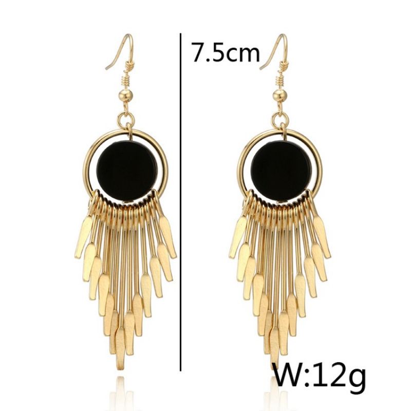 Ericderss Ankara Styles Long Tassels Ladies Earring