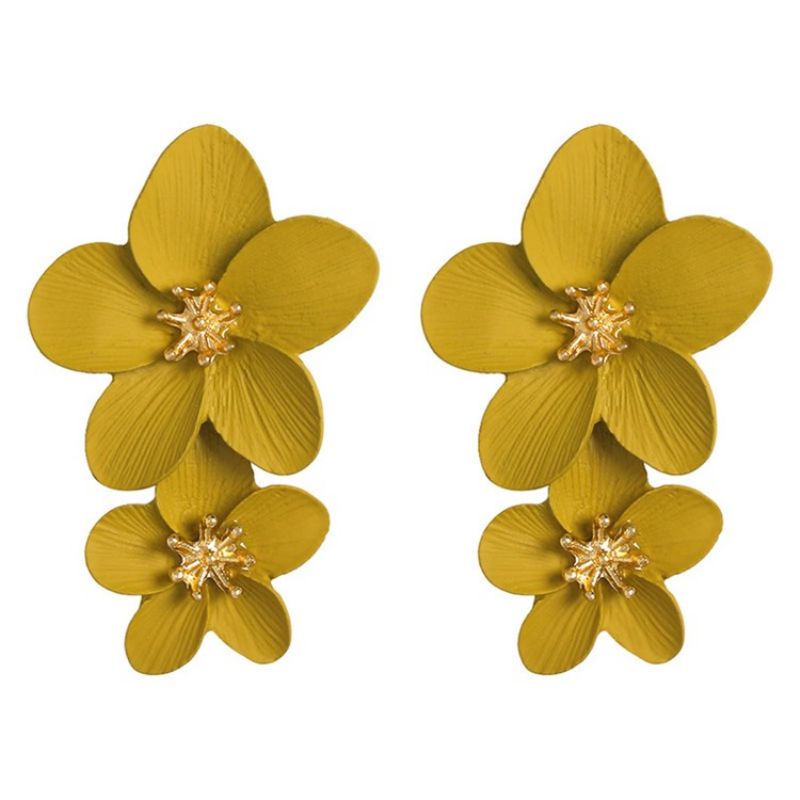 Flower Alloy Color Korvakorut