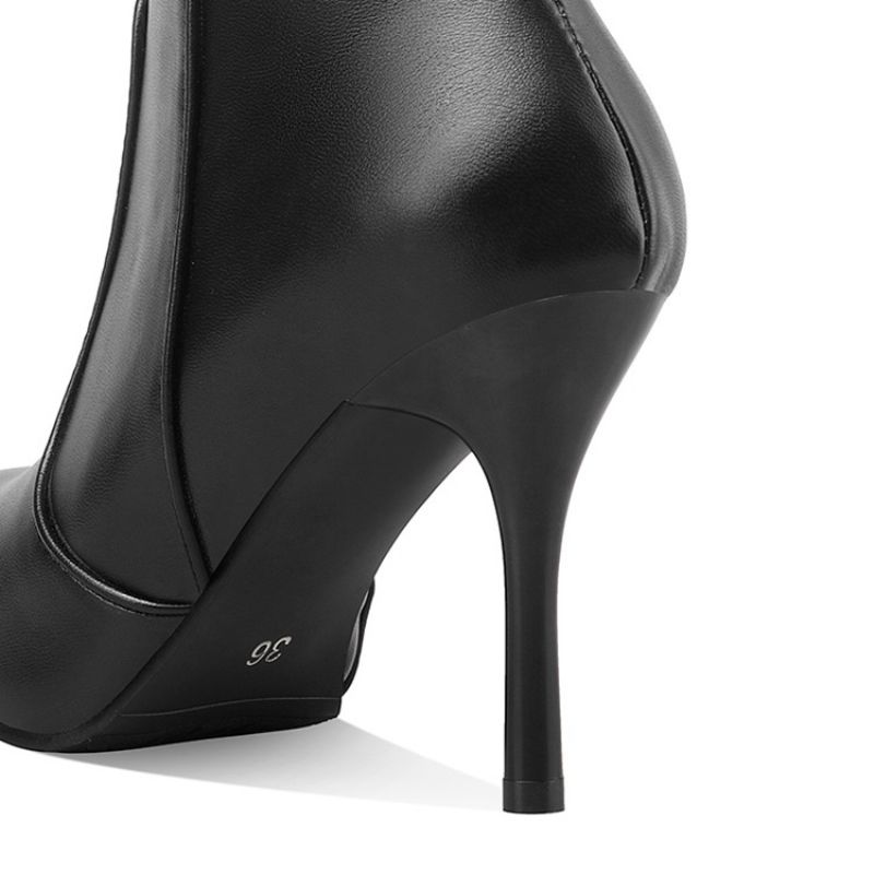 Teräväkärkiset Stiletto Heel Plain Ammattimaiset saappaat